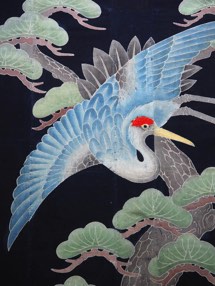 Tsutsugaki designed textiles