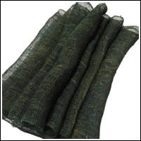 Length Of Wonderful OliveGreen Hemp Kaya With Traces of Natural Fibers