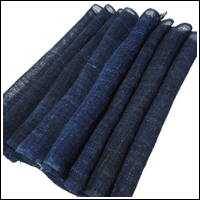 Length Of Wide Lovely Indigo Hemp Kaya Mosquito Netting