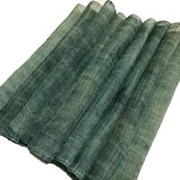 Length Of Old Beautiful Variegated Green Hemp Kaya Mosquito Netting