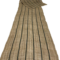 Fabulous Very Rare Long Length Of Old Natural Color Shinafu Kaya Stripes