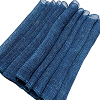 Kaya Long Length Of Wonderful Indigo Hemp Mosquito Netting