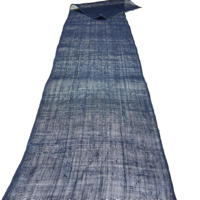 Kaya Length Of Exceptional Indigo Hemp Mosquito Netting