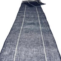 Kaya Lovely Indigo With White Stripe Hemp  Cotton Mix