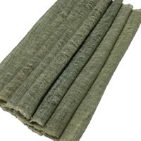 Short Lovely Length Of Natural Light Pea Green Hemp  Cotton Kaya Mosquito Netting