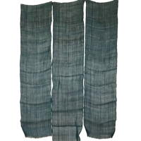 Wonderful Lengths Of Blue Green Hemp Kaya Mosquito Netting  3 Panel Set